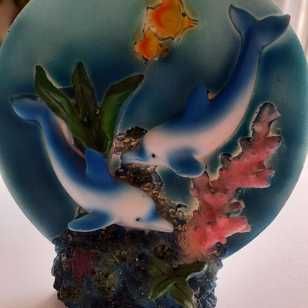 Decorative Dolphin and Undersea figurine
